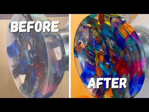 Видео: Как шлифовать и полировать эпоксидную смолу до кристально чистого состояния!