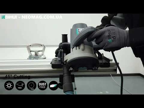 Видео: Ручная и электрическая система резки крупноформатной плитки BIHUI