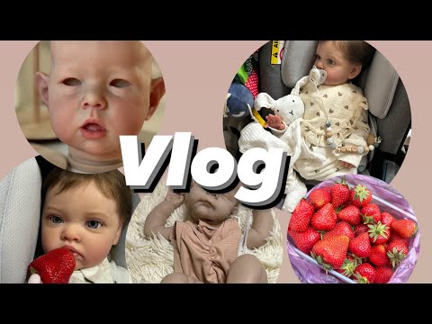 Видео: Влог🍓// Расписываю куклу реборн🧑‍🎨// НОВЫЕ МОЛДЫ 🌟// Покупки для Николь💋