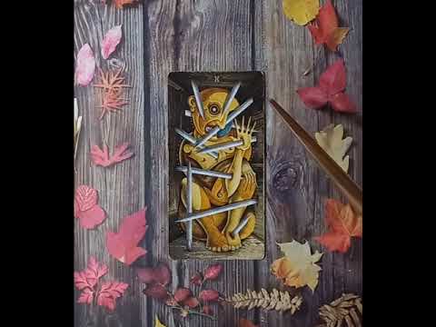 Видео: Для начинающих.Таро безумной луны.Десятка Мечей