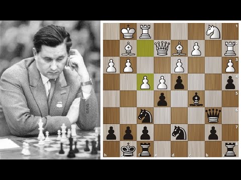 Видео: Пауль Керес в "староиндийском ключе" переигрывает Фишера! Выключение фигуры! Шахматы.