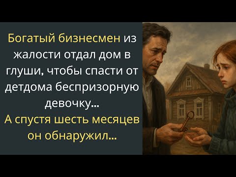 Видео: Одинокий богач отдал дом, чтобы спасти беспризорную девочку...А спустя шесть месяцев он обнаружил...
