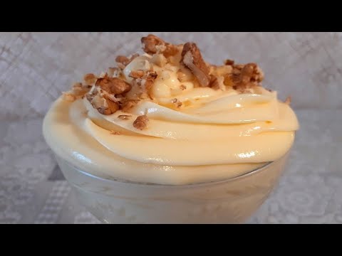 Видео: Заварной Крем на желтках.  Крем Патисьер.