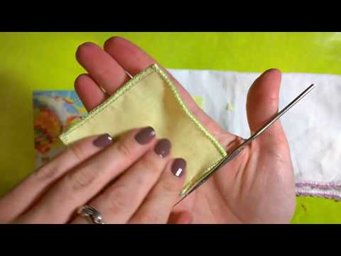 Видео: обвязываем ткань