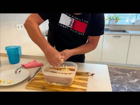 Видео: САЛО по НЕМЕЦКИ мокрый посолПросто вкусно и полезно/ selbst gemachte Speck auf deutsche Art