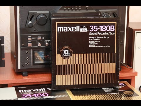 Видео: Maxell UDXL35-180B "Premium" TAPE записано на ТEAC X-2000R