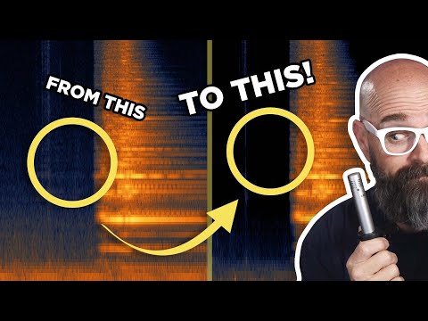 Видео: Быстро очистите зашумленный звук с помощью Izotope RX Spectral De-Noise!