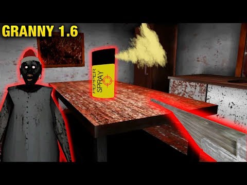 Видео: Стреляю в Перцовый Баллончик Гренни! - Granny 1.6 | Grainy 1.6
