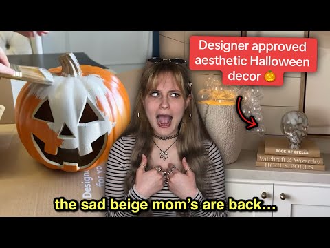 Видео: Грустная бежевая эстетика РАЗРУШАЕТ Хэллоуин...