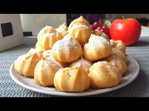 Видео: Пирожные Профитроли получатся у каждого // Profiteroles Recipe