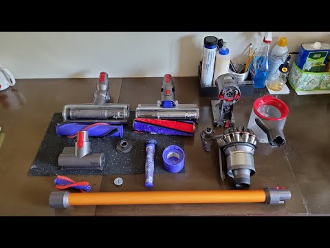 Видео: Настройка беспроводного пылесоса Dyson V8 Absolute Cordless — советы по чистке и обслуживанию
