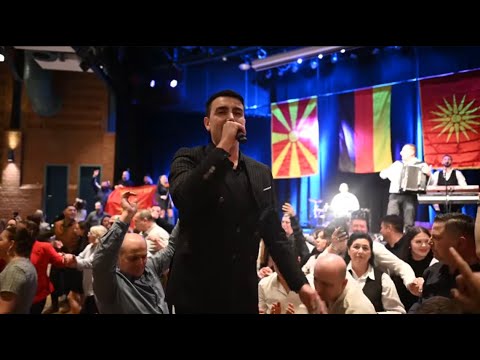 Видео: Македонската химна, македонски знамиња, македонски песни и ора, на македонската вечер во Хамбург