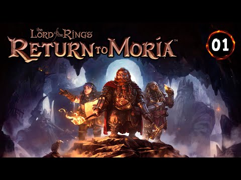 Видео: «Путешествие в Морию» Начало Приключения за гнома в The Lord of the Rings - Return to Moria №01