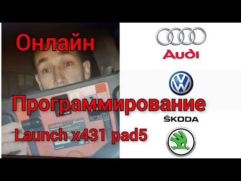 Видео: Онлайн программирование Launch x431 PAD5. 19 блок Gate Way. Шкода, ауди, фольксваген.