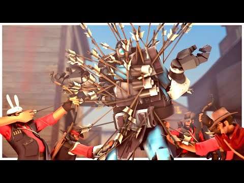 Видео: TF2: Идиоты Против Машин #3: Наши Стрелы Заблокируют Солнце!