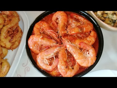 Видео: Гаридес саганаки 🍤 / Закуска из креветок в томато-винном соусе / Греческая кухня / Постный рецепт