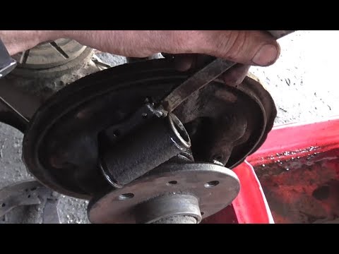 Видео: Замена Тормозных Барабанов Колодок  Цилиндра ,задних колёс Opel Vectra A