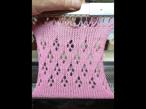 Видео: Как связать ажур на любой вязальной машине?