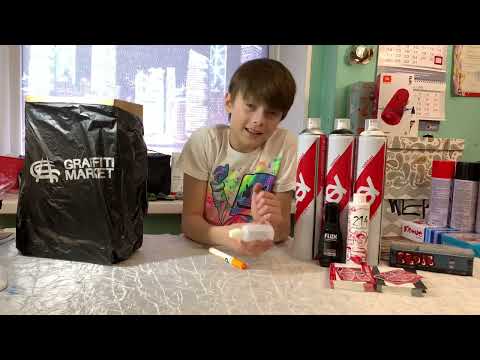 Видео: Закупка из граффити маркета Easy, DRIPPER, MOLOTOW, FLUX, пустышка KRINK, 214 ink