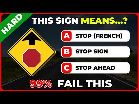 Видео: СДАЙТЕ экзамен по вождению в DMV в 2025 году | 20 дорожных знаков, которые нужно знать перед экза...