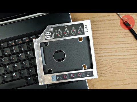 Видео: Карман для SSD HDD диска вместо привода на ноутбуке Dell E5420 | Caddy с Китая