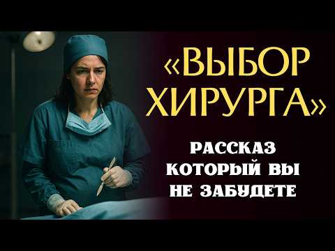 Видео: «ВЫБОР ХИРУРГА». Я плакала когда читала эту историю... Рассказ, который вы запомните. История.