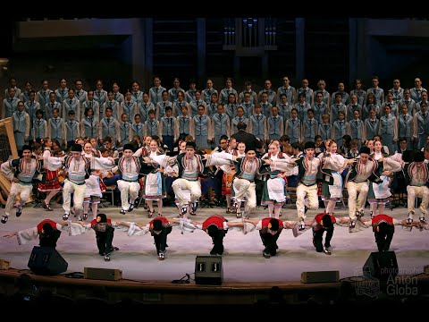Видео: Болгарский танец "Хоро", Ансамбль Локтева. Bulgarian dance "Horo", Loktev Ensemble.
