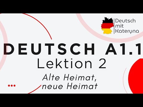 Видео: Лекція 2 | А1.1 Німецька з нуля 🇺🇦🇩🇪 Lektion 2 | A1.1 Deutsch