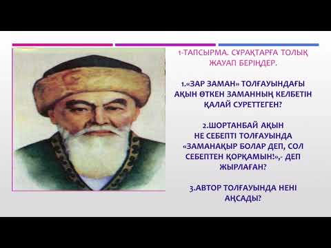 Видео: "Зар заман" толғауы, дәуір шыңдығы. Бүркіталы Азамат Мұратұлы