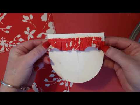 Видео: Накладной карман с рюшей