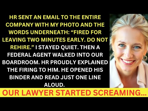 Видео: Меня уволили из отдела кадров за то, что я ушел на две минуты раньше, и я спровоцировал федеральн...