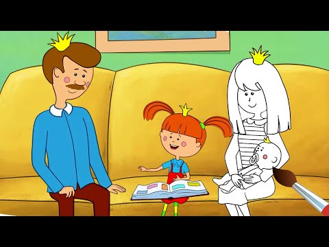 Видео: Жила-была Царевна  - Все серии про маленького Царевича -  сборник   - Раскраска с Царевной