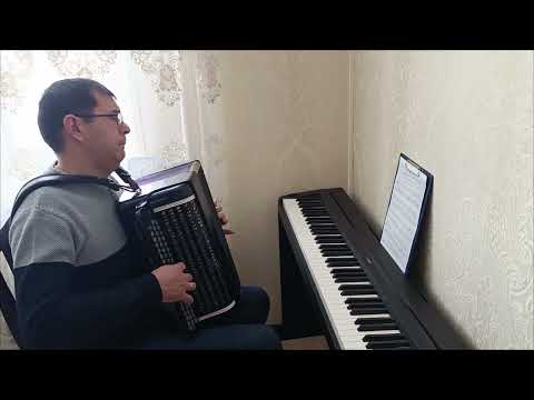 Видео: Учусь играть на баяне песню "Ой, мороз,мороз"