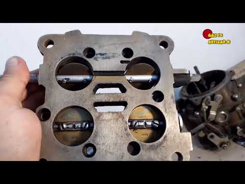 Видео: Газ 14 чайка №28 ( Реставрация карбюраторов К-114Б )