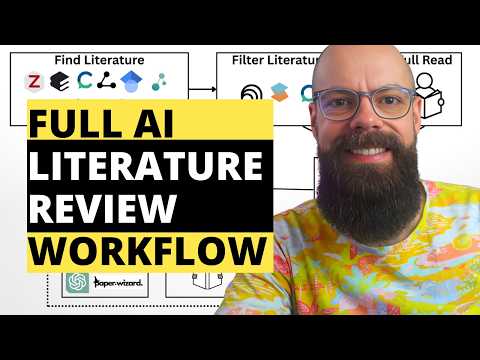 Видео: Рабочий процесс обзора литературы по ИИ, который экономит более 20 часов