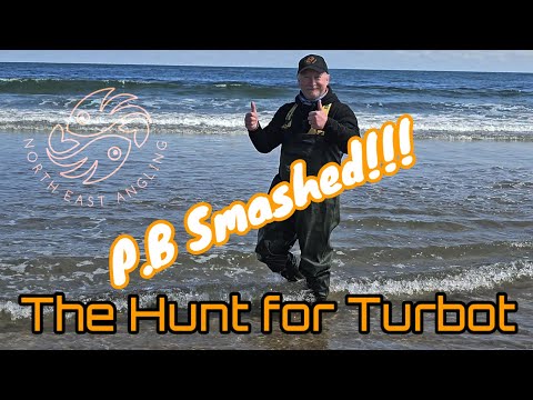 Видео: Большой палтус с пляжа – морская рыбалка в Нортумберленде