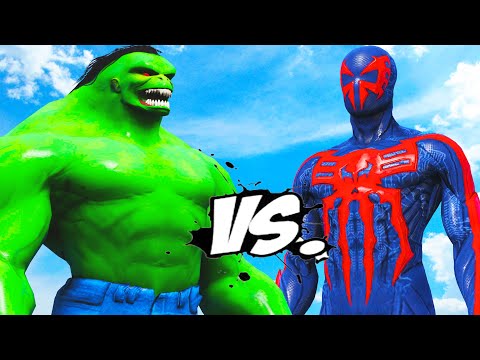 Видео: Халк 2099 против Человека-паука 2099 - эпическая битва