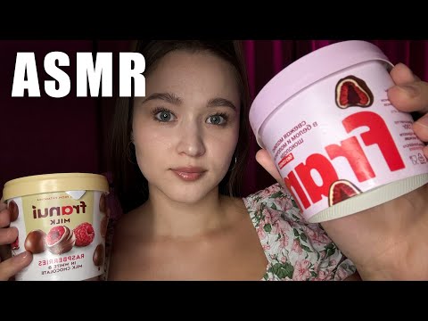 Видео: АСМР итинг малины в шоколаде | Frambini и Franui