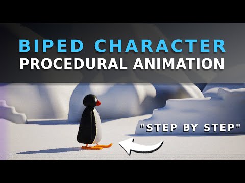 Видео: Пошаговое руководство по процедурной анимации двуногих животных для Unreal Engine 5.4