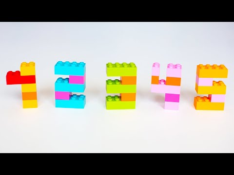 Видео: Цифры из Лего для детей.