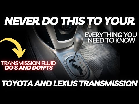 Видео: Никогда не делайте ЭТОГО с трансмиссией Toyota и Lexus | Что можно и чего нельзя делать с трансми...