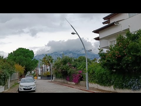 Видео: Кемер в декабре. Мун лайт пляж и парк. Лунный свет. Ay ışığı.