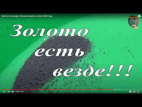 Видео: Золото есть везде. Лучшие моменты, сезон 2020 года.