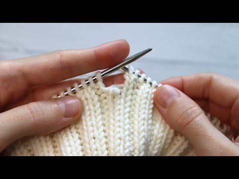 Видео: Как поднять лицевую петлю, которая распустилась