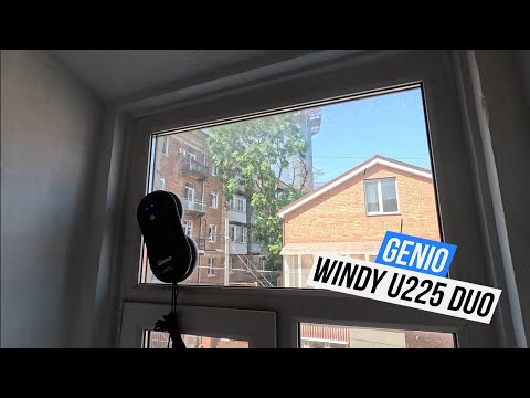 Видео: Genio Windy U255 Duo Робот мойщик окон
