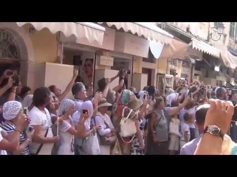Видео: Спиридон Тримифунтский | Праздник в Греции на острове Корфу | Керкира 2014