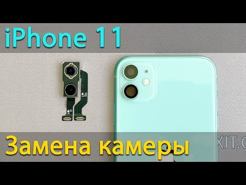 Видео: Замена камеры iPhone 11