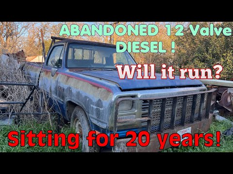 Видео: Dodge Cummins Diesel первого поколения! Простоял больше 20 лет! Заведётся ли?
