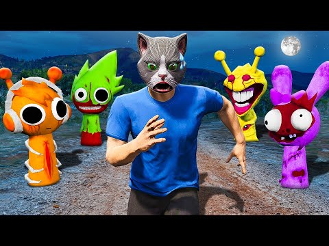 Видео: НАШЁЛ КОШМАРНЫХ СПРУНКИ И УЗНАЛ ИХ ТАЙНУ В ГТА 5! SPRUNKI INCREDIBOX В GTA 5!