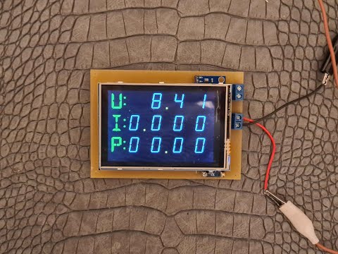 Видео: Вольтамперметр с большим TFT экраном 30 FPS !!!